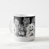 Mug Carte de jeu de chat, Louis Wain (Devant gauche)