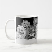 Mug Carte de jeu de chat, Louis Wain (Gauche)