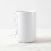 Mug Carte de Kalamazoo (Centre)