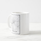 Mug Carte de Knoxville (Devant gauche)