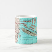 Mug Carte de la Baie de Biscayne à Miami (Centre)