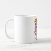 Mug Carte de la Barbade illustrée dans le style Pop Ar (Gauche)