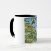 Mug Carte de la bataille de La Corogne (Devant gauche)