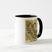 Mug Carte de la Californie (Devant droit)