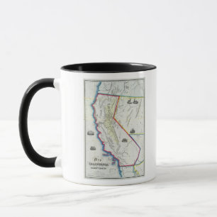 Mug Carte de la Californie