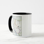 Mug Carte de la Californie (Devant gauche)
