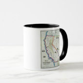 Mug Carte de la Californie (Devant droit)