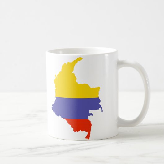 Mug Carte de la Colombie (Droite)