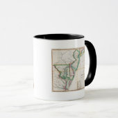 Mug Carte de la côte américaine (Devant droit)
