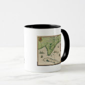 Mug Carte de la Floride, 'de Narratio brevis (Devant droit)