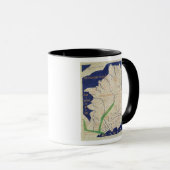 Mug Carte de la France, de 'Geographia (Devant droit)