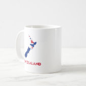 MUG CARTE DE LA NOUVELLE ZÉLANDE (Devant gauche)