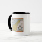 Mug Carte de la Palestine (Devant gauche)