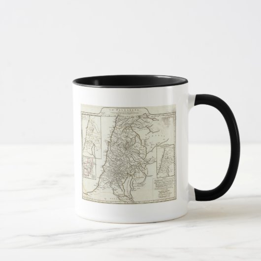 Mug Carte de la Palestine (Droite)