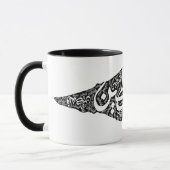 Mug Carte de la Palestine libre et drapeau du Canada ( (Gauche)