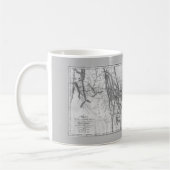 Mug Carte de la piste de Lewis et Clark[1814] (Gauche)