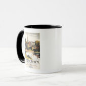 Mug Carte de la rivière Town British Railways (Devant gauche)