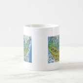 Mug Carte de la route historique 66 (Centre)