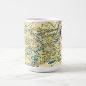 Mug Carte de la vallée de Yosemite (Centre)
