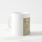 Mug Carte de la vieille Angleterre (Devant gauche)