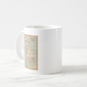 Mug Carte de la vieille Angleterre (Devant gauche)
