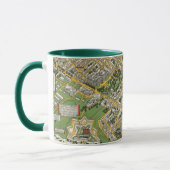 Mug Carte de la ville de Québec (Gauche)