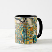 Mug Carte de la ville d'Edmonton (Devant droit)