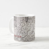 Mug Carte de la Virginie, 1612 (Devant gauche)