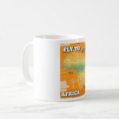 Mug Carte de l'Afrique (Devant gauche)