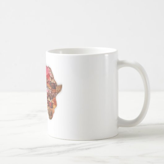Mug Carte de l'Afrique : Célébrer la saison avec la cu (Droite)