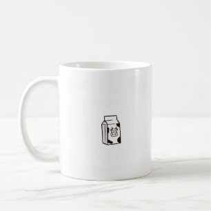 Mug carte de lait de vache, drôle