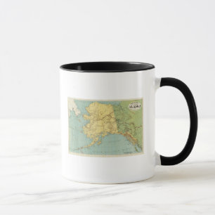 Mug Carte de l'Alaska par Rand McNally