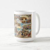 Mug Carte de l'ambiance de Santa Cruz – Impression d'a (Devant droit)