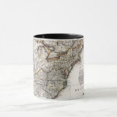 MUG CARTE DE L'AMÉRIQUE, 1809 (Centre)