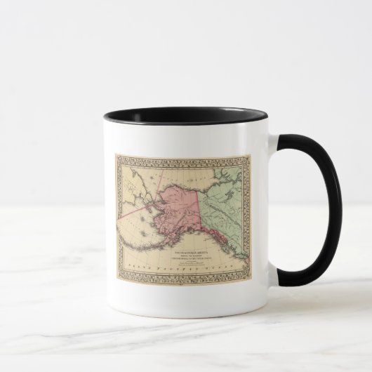 Mug Carte de l'Amérique du Nord par Mitchell (Droite)