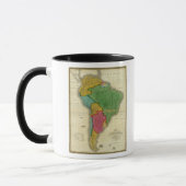 Mug Carte de l'Amérique du Sud 3 (Gauche)