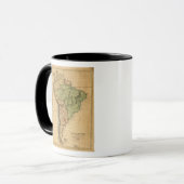 Mug Carte de l'Amérique du Sud par Worcester (Devant gauche)
