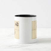 Mug Carte de l'Amérique par A Arrowsmith (Centre)