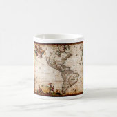 Mug Carte de l'Antique Amérique du Nord et du Sud (Centre)