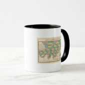 Mug Carte de l'Asie (Devant droit)