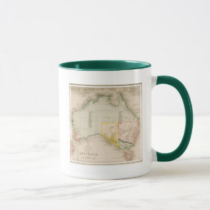 Mug Carte de l'Australie et de la Nouvelle Zélande