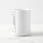 Mug Carte de l'East Bay (Centre)