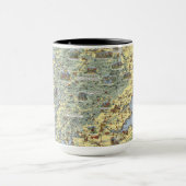 Mug Carte de l'Écosse historique (Centre)