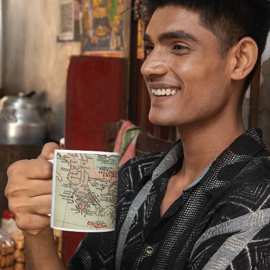 Mug Carte de l'Empire byzantin antique