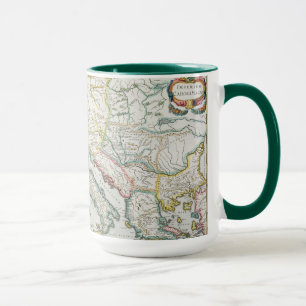 Mug Carte de l'empire de Charlemagne