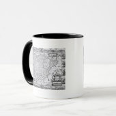 Mug Carte de l'Espagne (Devant gauche)