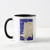 Mug Carte de l'Espagne et du Portugal, de 'Geographia (Gauche)