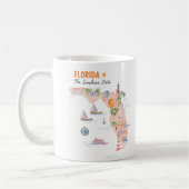 Mug Carte de l'état de la Californie (Gauche)