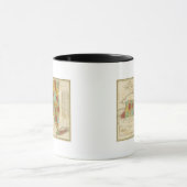 Mug Carte De L'État De New York (Centre)
