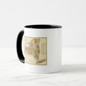 Mug Carte De L'État De New York (Devant gauche)